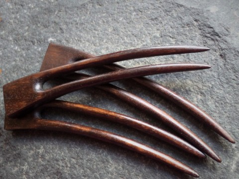Dřevěné jehlice do vlasů dřevo vlasy jehlice ořešák 