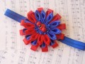 čelenka Bleu et rouge