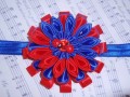 čelenka Bleu et rouge