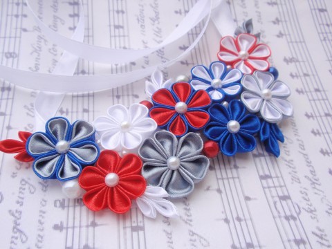 náhrdelník Summer nahrdelnik-kvetiny-cervena-modra 