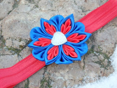 čelenka Bleu et rouge celenka-modra-cervena-kvetina-sr 