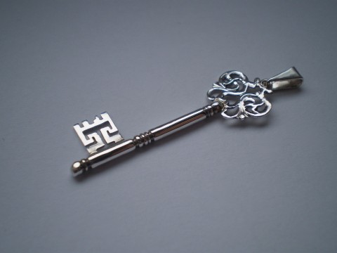 přívěsek-klíč šperk přívěšek klíče klíč stříbro 