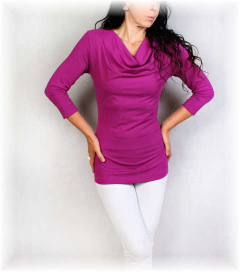 Triko vz.969 více barev modrá halenka fialová růžová bílá černá triko tyrkysová řasení  Triko vz.969 více barev modrá halenka fialová růžová bílá černá triko tyrkysová řasení