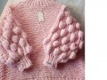 Bubble sweater pink