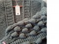 Bubble cardigan grey