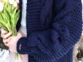 extra dlhý oversized svetr