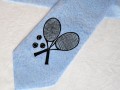 Hedvábná kravata tenisová-sv. modrá