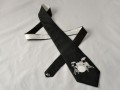 Bubenická kravata černo-bílá