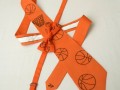 Oranžový motýlek s basketbalovými m