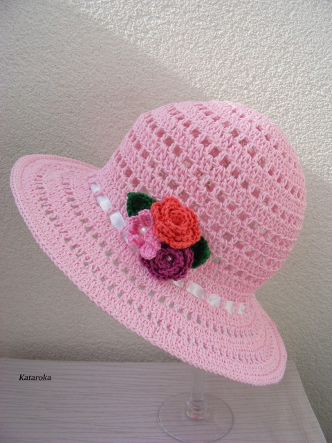 Letní klobouk růžový moře růžová ženy klobouk narozeniny léto dárky móda doplnky 