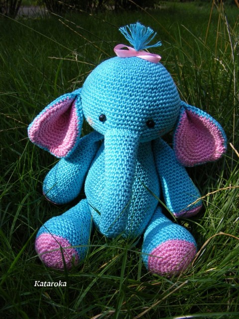 Slon modrej dekorace děti modrá vánoce narozeniny hračky zoo zvířata slon dárky chobot 