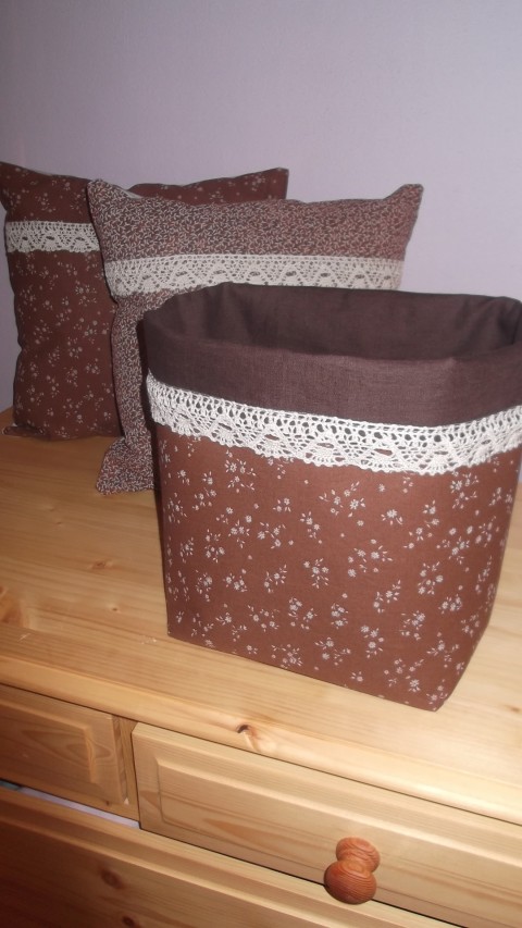 Textilní úložný box úložný box látkový košík látkový pytlík 