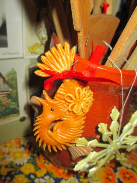 KOHOUT zvířátka vizovické pečivo lidová řemesla tradiční vánoce moravské zvyky 