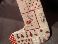 Mikulášská bota - Vánoční patchwork