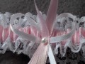 Podvazek 34 mm s ledově růžovou