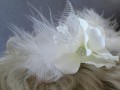 Svatební hřebínek s květy hortenzie