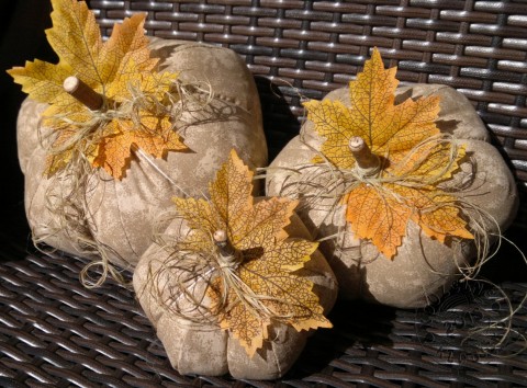 Šitá dýně SVĚTLE HNĚDÝ MRAMOR velká dekorace podzim dýně halloween podzimní dekorace halloweenská dekorace dýnička šitá dýně 