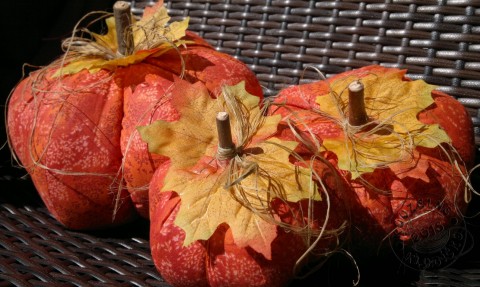 Šitá dýně TERAKOTA MRAMOR velká dekorace podzim dýně halloween podzimní dekorace halloweenská dekorace dýnička šitá dýně 