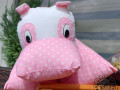 Polštářek Hroší slečna Růžová láska