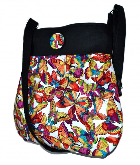 kabelka Miss Butterfly on White 2 kabelka originální kabelky taška letní bublinky 