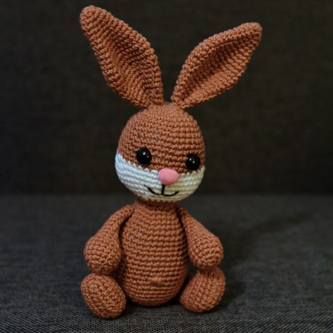 Zajíček Toníček - návod víla hračka háčkování zajíc zajíček návod crochet knitting návod na háčkování pattern háčkované návody 