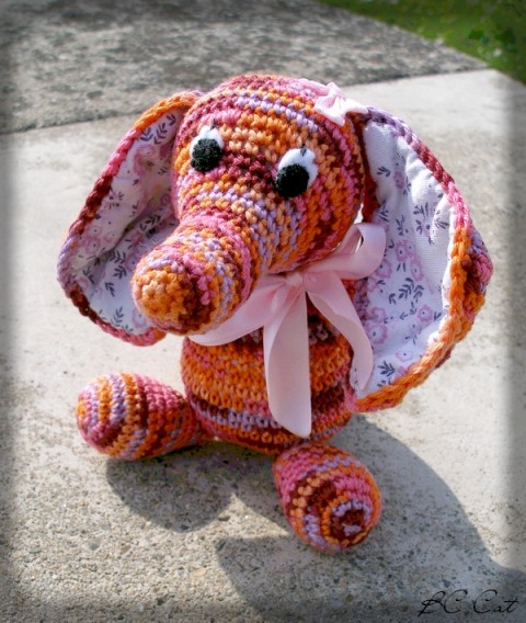 Charlotta - sloní slečna zvíře holčička hračka slon slečna sloník zvířátko postavička 