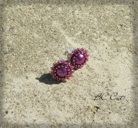 Kvítečky do ouška - Berries šperk korálky doplněk náušnice jaro květ perla perlička kvítek puzeta 