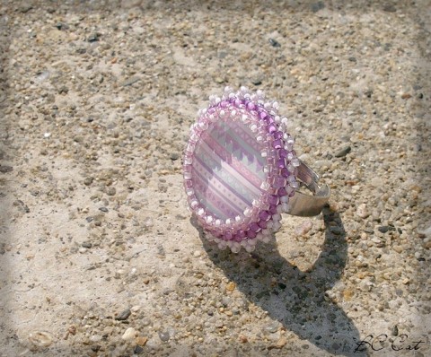 Candy shoop - fialový šperk doplněk prsten romantika prstýnek cukrárna cukrátko candy shoop 