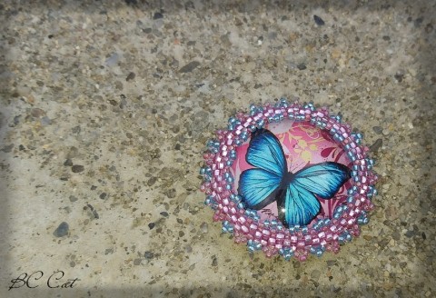 Mávnutí křídel - magnetky - No.1 dekorace korálky motýl dáreček příroda motýlek magnetka magnet pro radost 