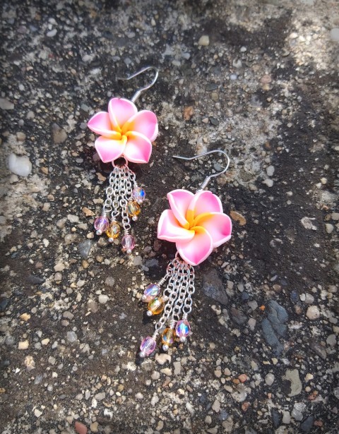 Tropicana -kvítí z deštného pralesa šperk doplněk náušnice květ kytička kytka kvítek 