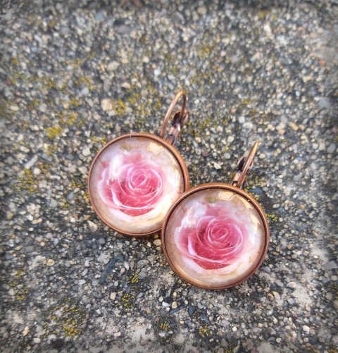 Roses - náušničky šperk doplněk náušnice růže květ kytka náušničky kvítek 