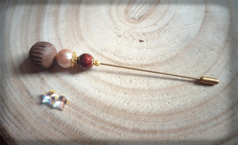 Ozdobná jehlice no.7 brož šperk šperky dárek doplněk jehlice klobouk perly špendlík krystyly 