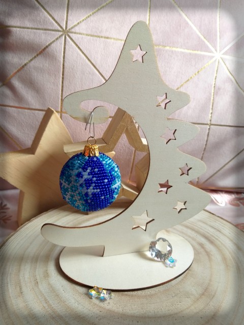 Baňka háčkovaná z korálků no.5 dekorace korálky vánoce sada ozdoba baňky koulička set vánoční ozdoba ozdůbka na stromeček baňka vánoční stromeček 