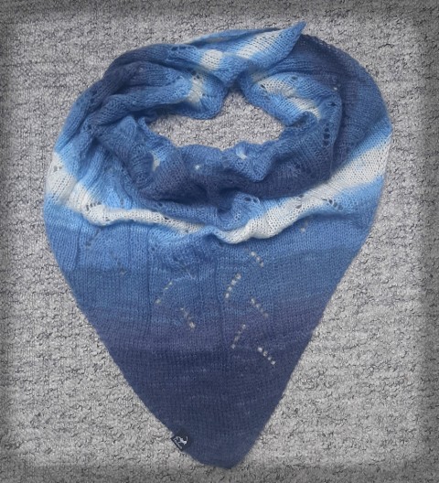 Pletený šátek no.3 zima pletení akryl šátek šál pestrobarevný módní doplněk pro zahřátí 