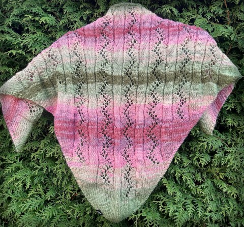 Pletený šátek no.4 zima pletení akryl šátek šál pestrobarevný módní doplněk pro zahřátí 