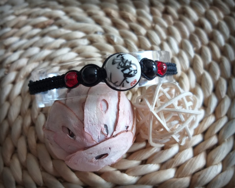Drhaný náramek no.18 šperk náramek korálky doplněk vinutka retro drhání vinutá perla shamballa drhaný 