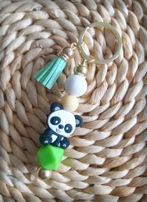 Pandík šperk přívěsek doplněk medvídek medvěd veselé panda zvířátko na tašku silikon na klíče srandovní pandík zíábava 