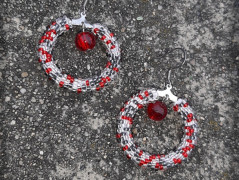 Sníh a jeřabiny - přívěsek