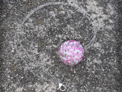 Sníh a jeřabiny - přívěsek