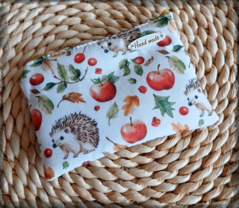 Ježčí mini kapsička no.03 zvíře peněženka barevná taštička kosmetická ježek ježčí kapsička veselá zvířátko kapsa kosmetika ježeček bodlina na drobnosti hravá mošnička bodlinka ježulka 