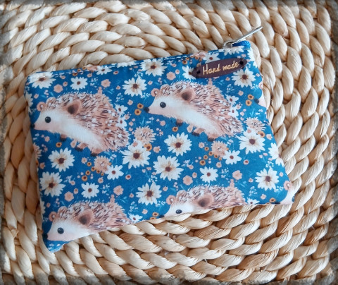 Ježčí mini kapsička no.04 zvíře peněženka barevná taštička kosmetická ježek ježčí kapsička veselá zvířátko kapsa kosmetika ježeček bodlina na drobnosti hravá mošnička bodlinka ježulka 