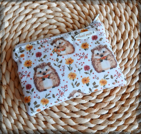 Ježčí mini kapsička no.05 zvíře peněženka barevná taštička kosmetická ježek ježčí kapsička veselá zvířátko kapsa kosmetika ježeček bodlina na drobnosti hravá mošnička bodlinka ježulka 