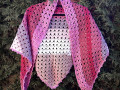 Háčkovaný šátek no.4