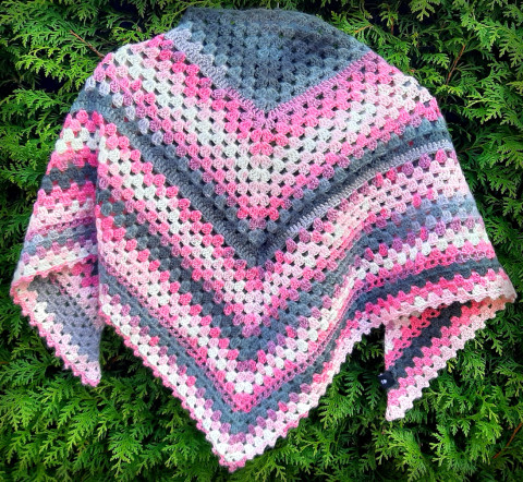 Háčkovaný šátek no.6 doplněk zima háčkování akryl šátek šál módní doplněk pro zahřítí 