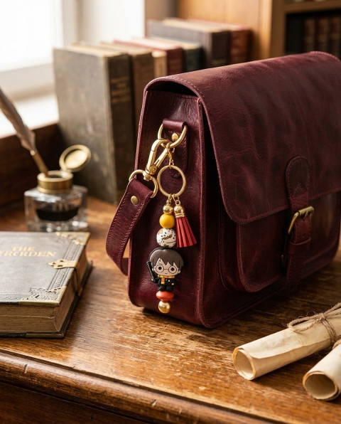 Kouzelník z Bradavic no.1 šperk přívěsek doplněk veselé štěstí bradavice na tašku silikon čaroděj na klíče kouzla kouzelník srandovní harry potter zíábava 