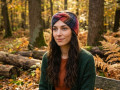 Duhová čelenka no.8