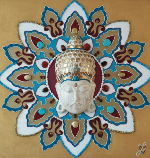 NOVÝ ZAČÁTEK minerál originál energie umění kamen harmonie buddha 