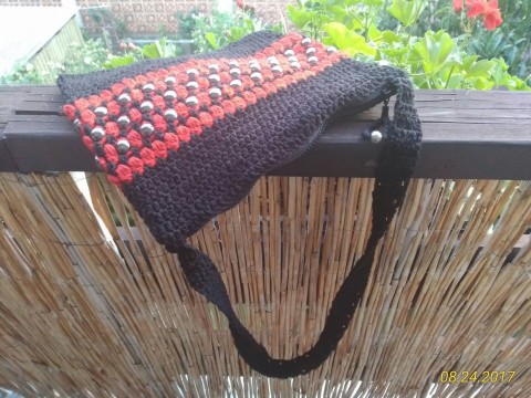 S KORÁLKY kabelka kabelky taška tašky háčkovaný háčkování taštička háčkované háček korále háčkováná kabela handmade crossbody korálk y korálek 