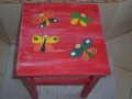 Dřevěná stolička motýlková