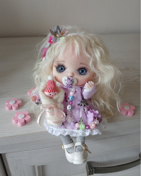 Ivuška dekorace panenka sběratelství 